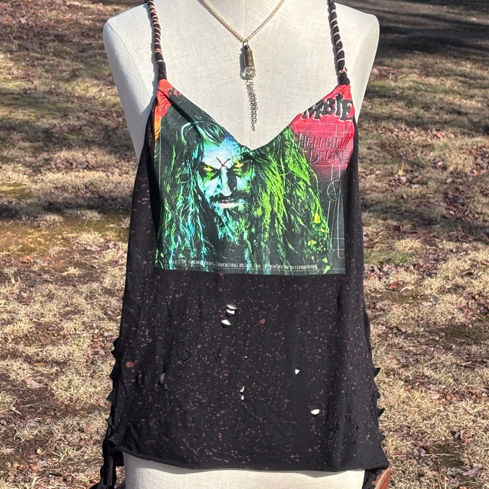 One of a Kind Ripped and Shredded Rob Zombie Tank!